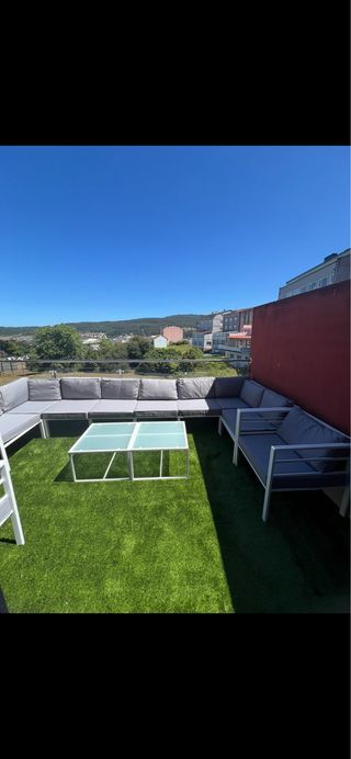 Conjunto Sofá Terraza Kiefer Garden Gris