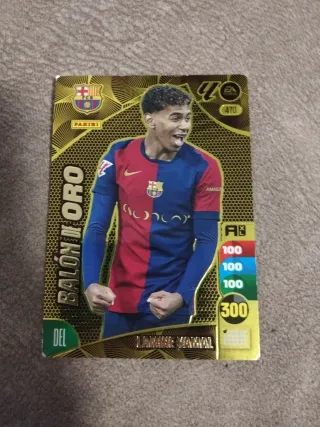Carta Panini FC Barcelona Lamine Yamal