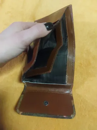 Cartera de cuero Marruecos floral