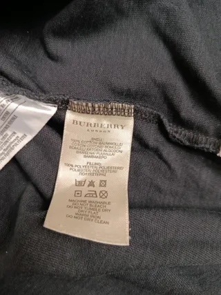 Polo Burberry Azul y Blanco Talla XL