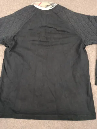 Polo Burberry Azul y Blanco Talla XL