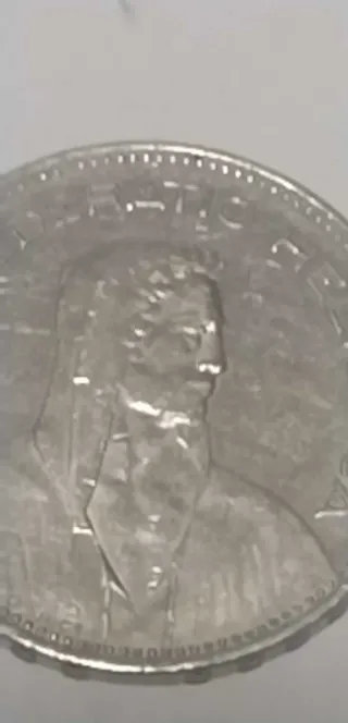 Moneda Suiza 5 Francos 1996