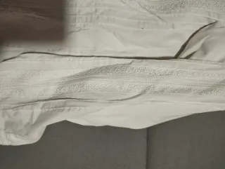 Camisa fallera blanca bordada para niño de 8-9 año