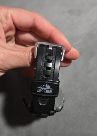 Casio Protrek Reloj Verde y Naranja