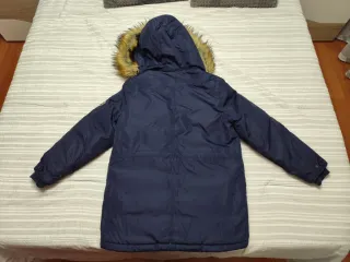 Abrigo Pepe Jeans Azul con Capucha