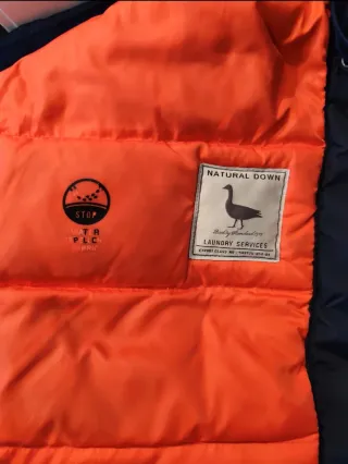 Abrigo Pepe Jeans Azul con Capucha