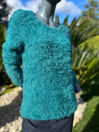 Pullover In Extenso Abbraccio di Smeraldo