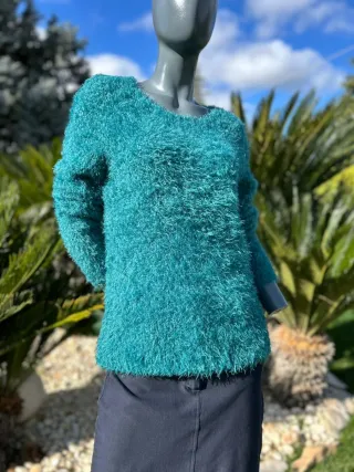 Pullover In Extenso Abbraccio di Smeraldo