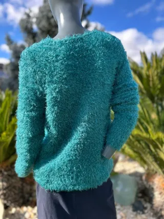 Pullover In Extenso Abbraccio di Smeraldo