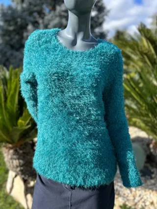 Pullover In Extenso Abbraccio di Smeraldo