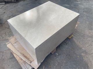 Tavolo da Salotto in Marmo Crema