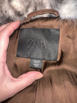 Abrigo de pelo estampado