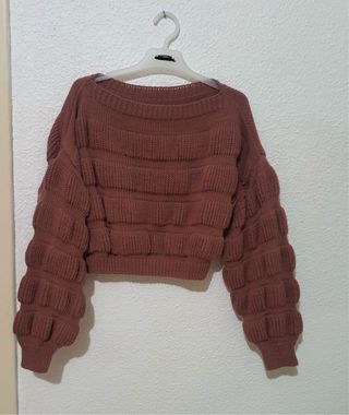 Jersey manga abullonada