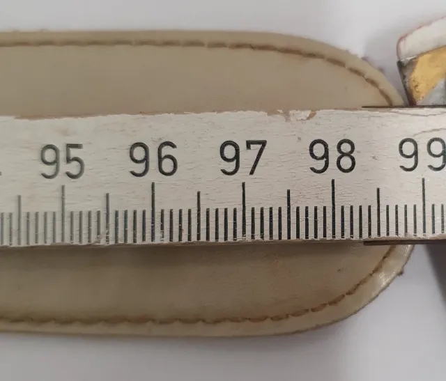 Cintura Sisley marrone 100cm