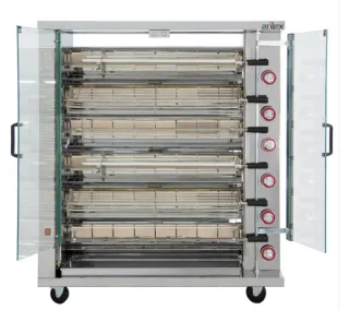 Freidora a gas doble TC.6FG600 600mm