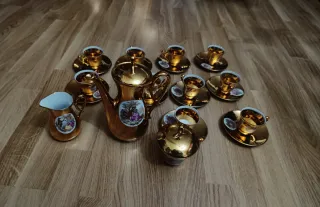 Juego 10 Tazas Té Porcelana