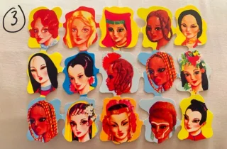 Cromos troquelados vintage