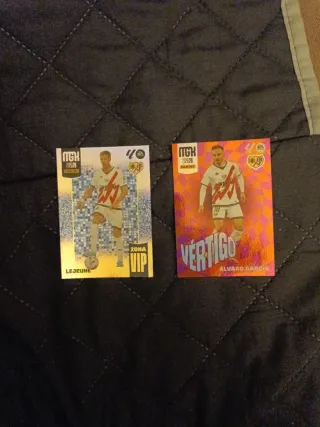 Cromos Futbol Álvaro García y Lejeune