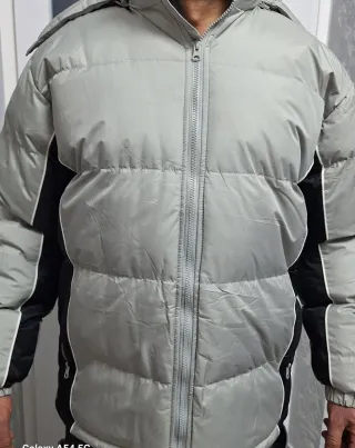 Giubbotto piumino FreeJay Uomo Taglia L Grigio