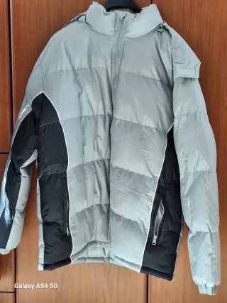 Giubbotto piumino FreeJay Uomo Taglia L Grigio