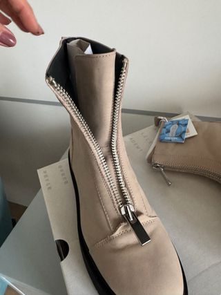 Stivali Geox Vera Pelle Beige Tg 39