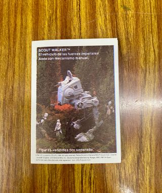 Folleto Star Wars El Retorno del Jedi. Años 80