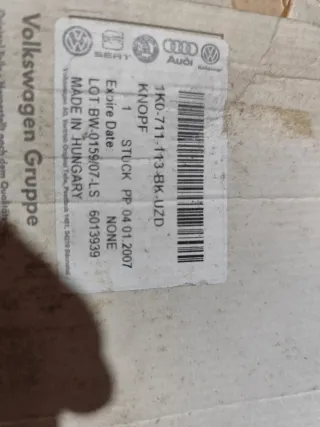 Pomo Palanca Cambios Golf Negro