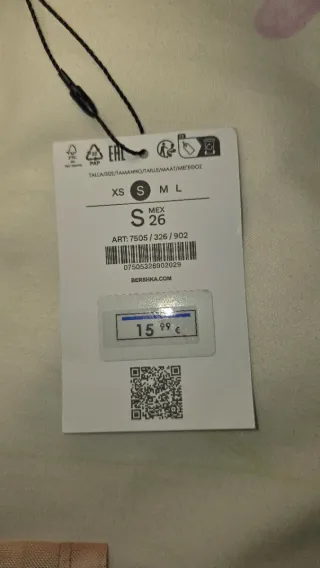 Camiseta tul manga larga estampado abstracto