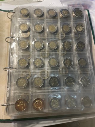 Álbum para monedas y billetes