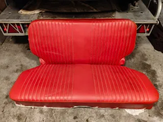 Asiento trasero Seat 600 Rojo