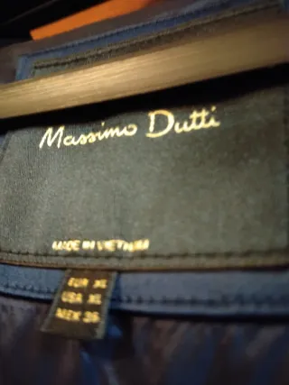 Parka Massimo Dutti Negra