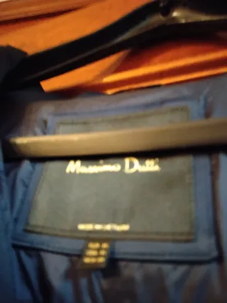 Parka Massimo Dutti Negra