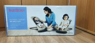 Hamaca bebé Babybjorn gris en perfecto estado