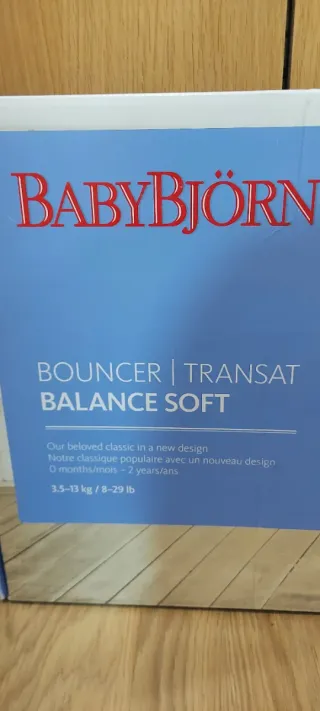 Hamaca bebé Babybjorn gris en perfecto estado