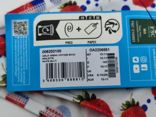 Bikini Arena Niña Estampado Fresas