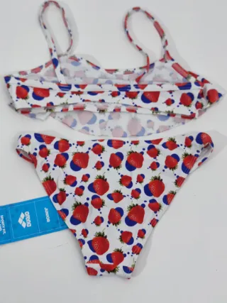 Bikini Arena Niña Estampado Fresas