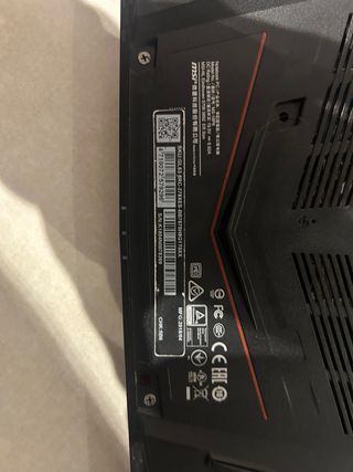 Ordenador portátil MSI Negro precio negociable