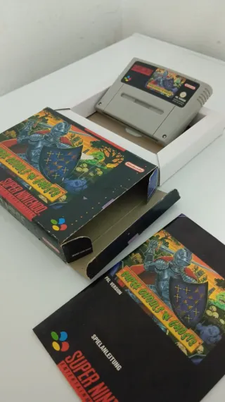 Super Ghouls 'n Ghosts SNES PAL NOE