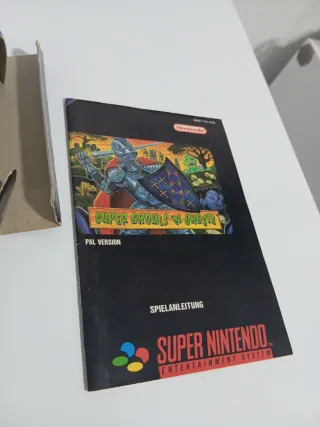 Super Ghouls 'n Ghosts SNES PAL NOE