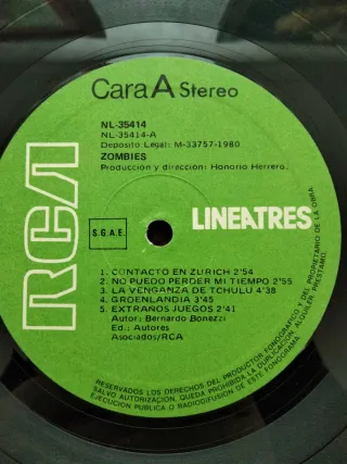 Vinilo LP Zombies - Extraños Juegos (1980)