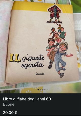 Libro favole anni 60 Il gigante egoista