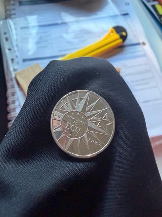 Moneda Plata ECU 1989 FNMT