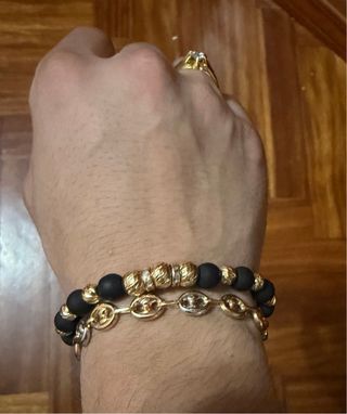 Pulsera Gucci-Calabrote de oro 18k (3 oros)