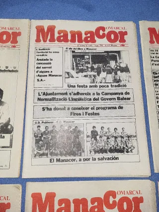 Lote 6 revistas comalcal manacor 1985