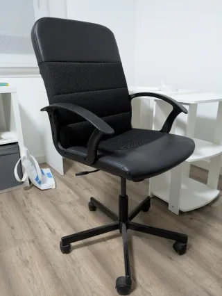 Silla de escritorio Ikea negra