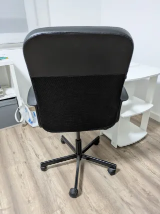 Silla de escritorio Ikea negra