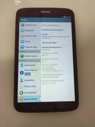 Samsung Galaxy Tab 3 Roja