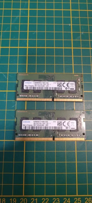 2 Memorias RAM DDR4 Samsung
