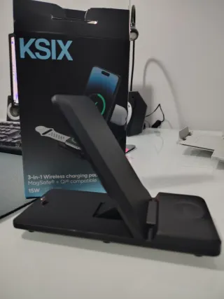 Cargador Inalámbrico Plegable 3 en 1