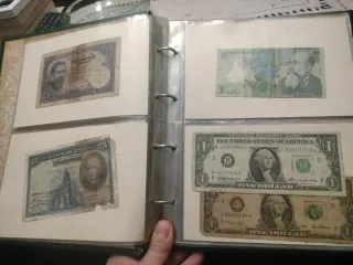 Billetes España y Extranjero variado